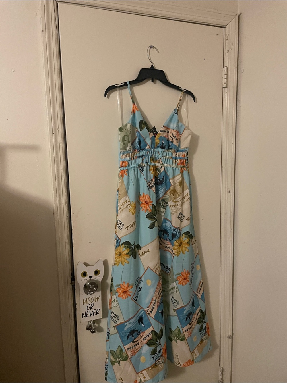 Spaghetti strap maxi dress. Brand new dress never worn still has tag on it